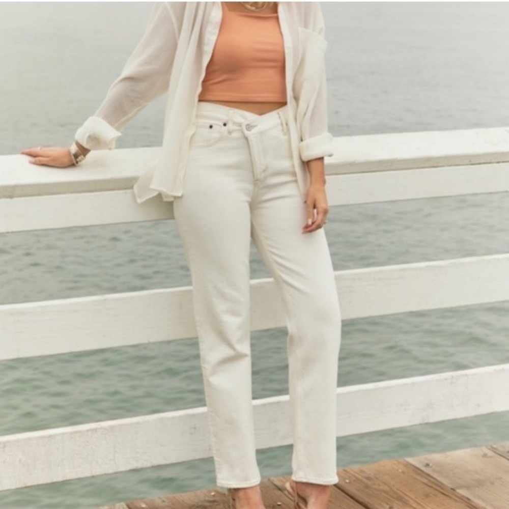 ABERCROMBIE & FITCH Curve Love The Dad High Rise NWT